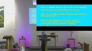 Reader's and Intercessor's Workshop