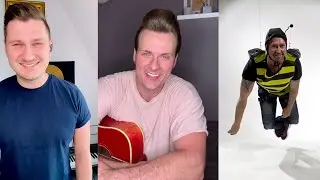 The Baseballs - I believe I can fly (split screen acoustic version)