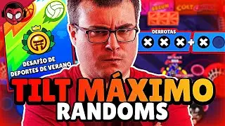 TILTEO M&Aacute;XIMO CON RANDOMS EN EL DESAF&Iacute;O DE DEPORTES | Brawl Stars