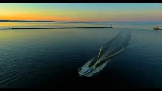 Yuneec Typhoon H Plus DRONE FLIGHT at Wisconsin Point AT SUNSET