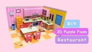 Tutorial Puzzle 3D Restaurant |Tutorial | DIY | Mainan Anak | Play Happy