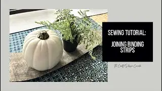 How to Join Fabric Strips for Binding | Easy Sewing Tutorial for Beginners
