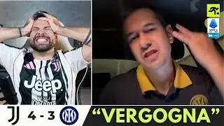 JUVENTUS INTER 4 3 | TIFOSI INTERISTI CONTRO TUTTI: ARBITRO, SOMMER, THURAM | TIFOSIAMO