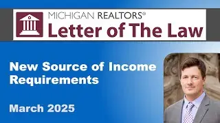 Letter of The Law | New Source of Income Requirements