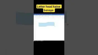 letter head kaise banaye #msoffice #computereducation #powerpoint #windows #design #pcsetup #gaming