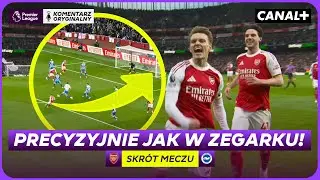 SAMOBÓJ, CUDOWNE INTERWENCJE I GOL ODEGAARDA! ARSENAL ODPOWIADA CITY! ARSENAL – BRIGHTON, SKRÓT