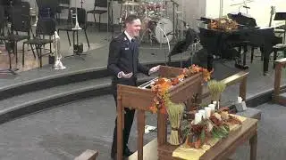 Personal Testimony (w/ scripture reading) - Christopher White (Captain)