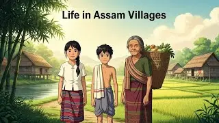 Life in Assam Villages |Tribal Story (Mishing Bodo Karbi)|@SparkMindStories|#ghiblistyle#ghibliasmr 