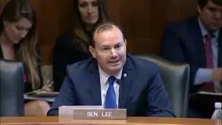 Sen. Lee discusses Wild Land Fire Management in Senate ENR Hearing