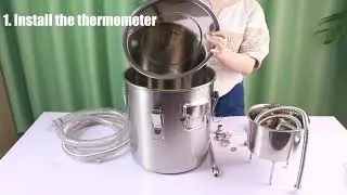 Wine making machine Alcohol Distiller brew kit stainless transformer