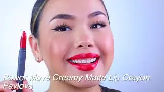 BITE BEAUTY POWER MOVE Кремовый матовый карандаш для губ | Примерка / Свотчи