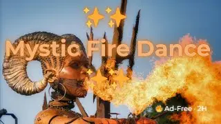 Mystic Fire Dance 🔥 Desert House Beats & Chill Energy | Ad-Free 2H