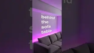 DIY BEHIND-THE-SOFA TABLE | #diy #home #homedecor #homemade #technology #tech #cablemanagement #led