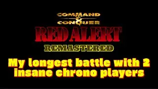Command and Conquer Red Alert Remastered FFA (Insane and amazing battle in this 8 player FFA)