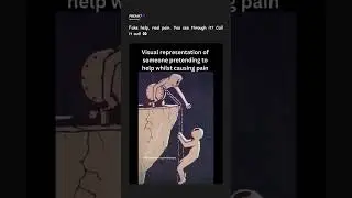 🕶️ A visual of someone pretending to help while twisting the knife&mdash;deception reigns.