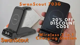 Беспроводная зарядная станция SwanScout 703G для Google