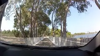 Lappas to Kaiafas Thermal Springs and Lake (highway driving, Greek National Road 9) - onboard camera