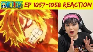 ONE PIECE ANIME EPISODE 1057 & 1058 BLIND REACTION:
