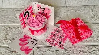 Happy Birthday Gift Box Ideas for a Friend/ Easy Birthday Card Making Ideas/ DIY Birthday Gift Ideas