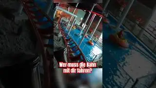 GANZE Achterbahn in einer Halle! #Ticiland #Schweiz #Onride #POV