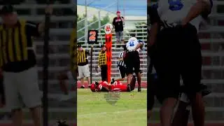 Huge hit! #americanfootball #bighitslive #footballshow