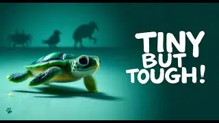 Green Sea Turtle: Tiny but Targeted by Predators 🐢