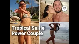 Jenna Johnson and Val Chmerkovskiy Flaunt A-Game Selfies in Hawaii