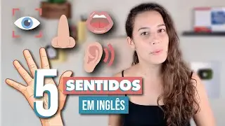 Os 5 SENTIDOS em Inglês!! | #InglesdaLuiza