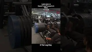 1,003 LBS  Leg Press For Reps, Not Really Impressive Were Gonna Get Stronger