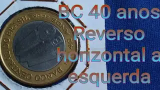 1 Real BC 40 anos. Reverso horizontal a esquerda