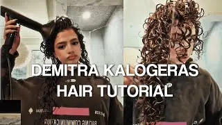 DEMITRA KALOGERAS CURLY HAIR TUTORIAL!  #curlyhair #curls