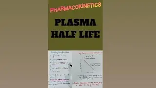 PLASMA HALF LIFE PHARMACOKINETICS | PHARMACOLOGY | TWO TYPES OF HALF LIFE | #handwrittennotes #neet