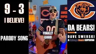 Nine and Three... I BELIEVE! 🤩 a Chicago Bears Superfan parody song 🎬🕺🏻🐻⬇️