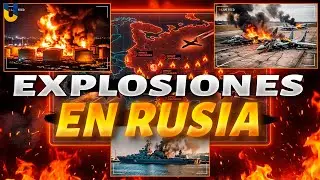 DRONES UCRANIANOS atacaron RUSIA y CRIMEA. EXPLOSIONES y una AMPLIA lista de OBJETIVOS