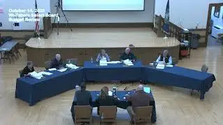 14 October 2025 Wolfeboro Select Board Budget Meeting