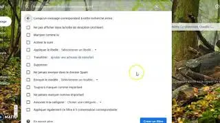Tutoriel cr&eacute;er une r&egrave;gle de classement automatique des messages dans Gmail