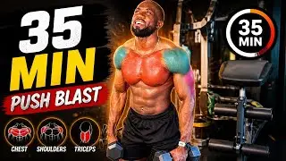 35 Min Chest, Tricep & Shoulder | MULTI GYM Push Workout