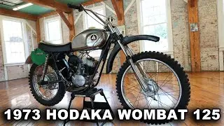 1973 HODAKA 125 WOMBAT (GREEN PLATES)
