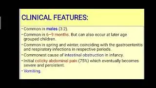 INTUSSUSCEPTION