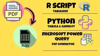 From PDF to Excel: R vs. Python vs. Power Query - Who Wins the Extraction Battle?