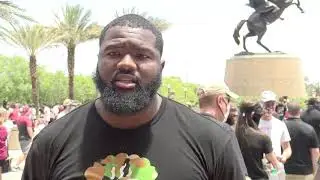 Florida State DT Marvin Wilson on unity walk for racial equality