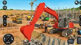 Heavy Machine simulator game | Excavator simulator Construction 3d Android game |