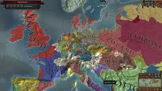 EU4 An Early Reich Speedrun Timelapse