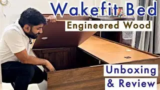 Wakefit Bed with Storage Unboxing & Review 🛏️ Wakefit Taurus Queen Size Bed with Storage🔥#review