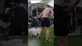 WE got into a WATER FIGHT! #shorts #viral #funny #summer