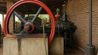 Starting diesel engine _ Old diesel engine amazing sound _ Start up diesel engine 
