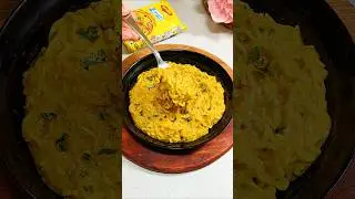 Creamy Garlic Masala Maggi 😍🍜 #shorts #maggi #maggirecipe