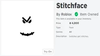 What happens if you buy stitchface (Roblox)