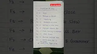 Computer Key Function