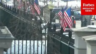 JUST IN: Israeli Prime Minister Benjamin Netanyahu Arrives At The White House